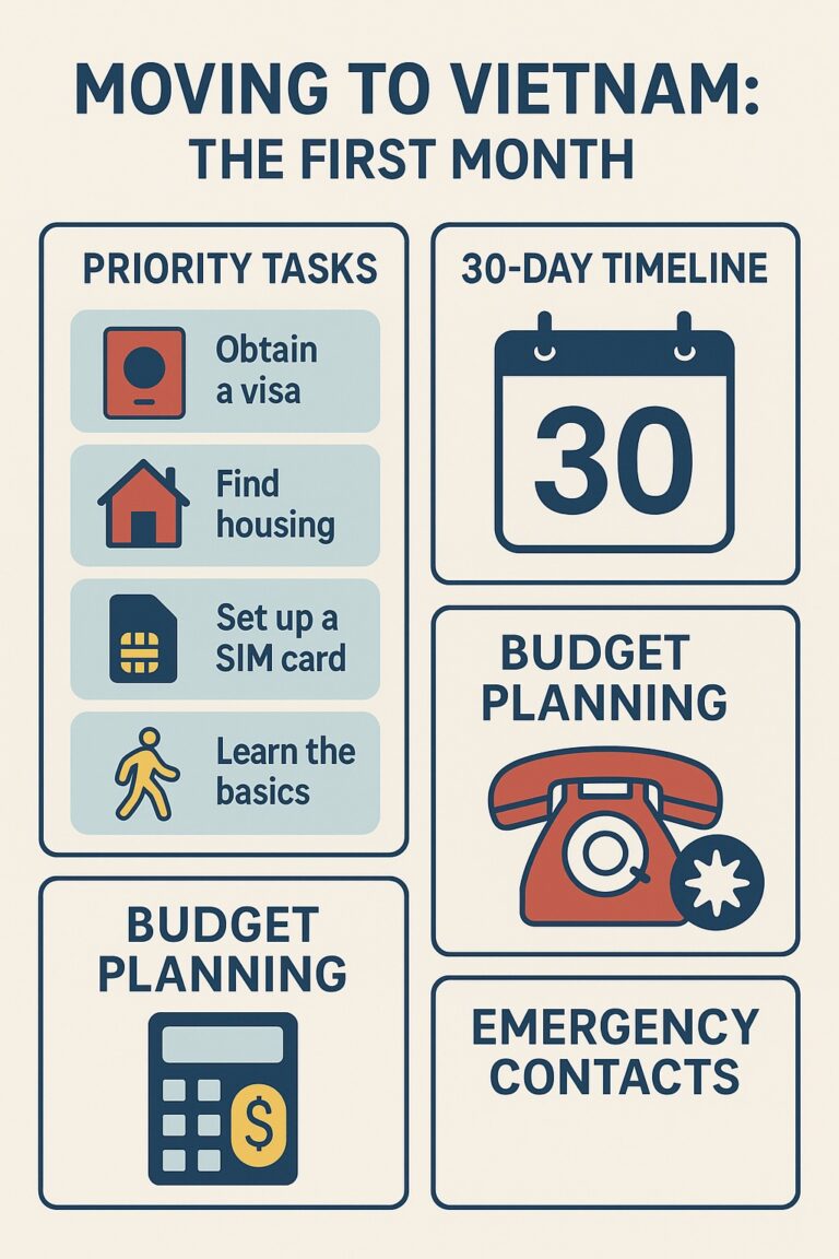 Moving to vietnam the first month